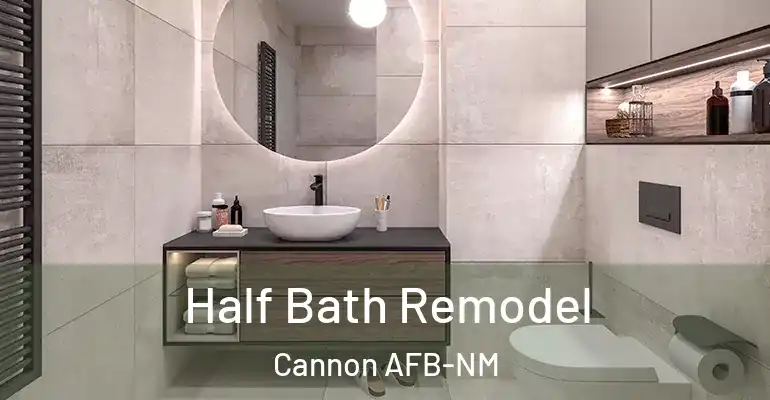 inner Bathroom imggen Half Bath Remodel Cannon AFB-NM