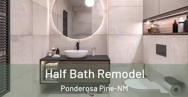 inner Bathroom imggen Half Bath Remodel Ponderosa Pine-NM