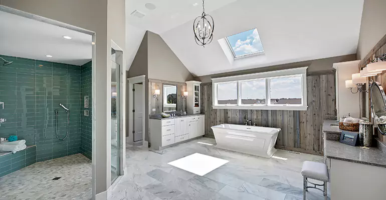 Guest Bathroom Flooring Remodel in Albuquerque