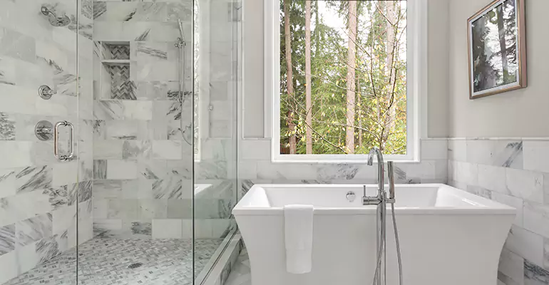Bathtub to Tile Shower Conversion in Albuquerque